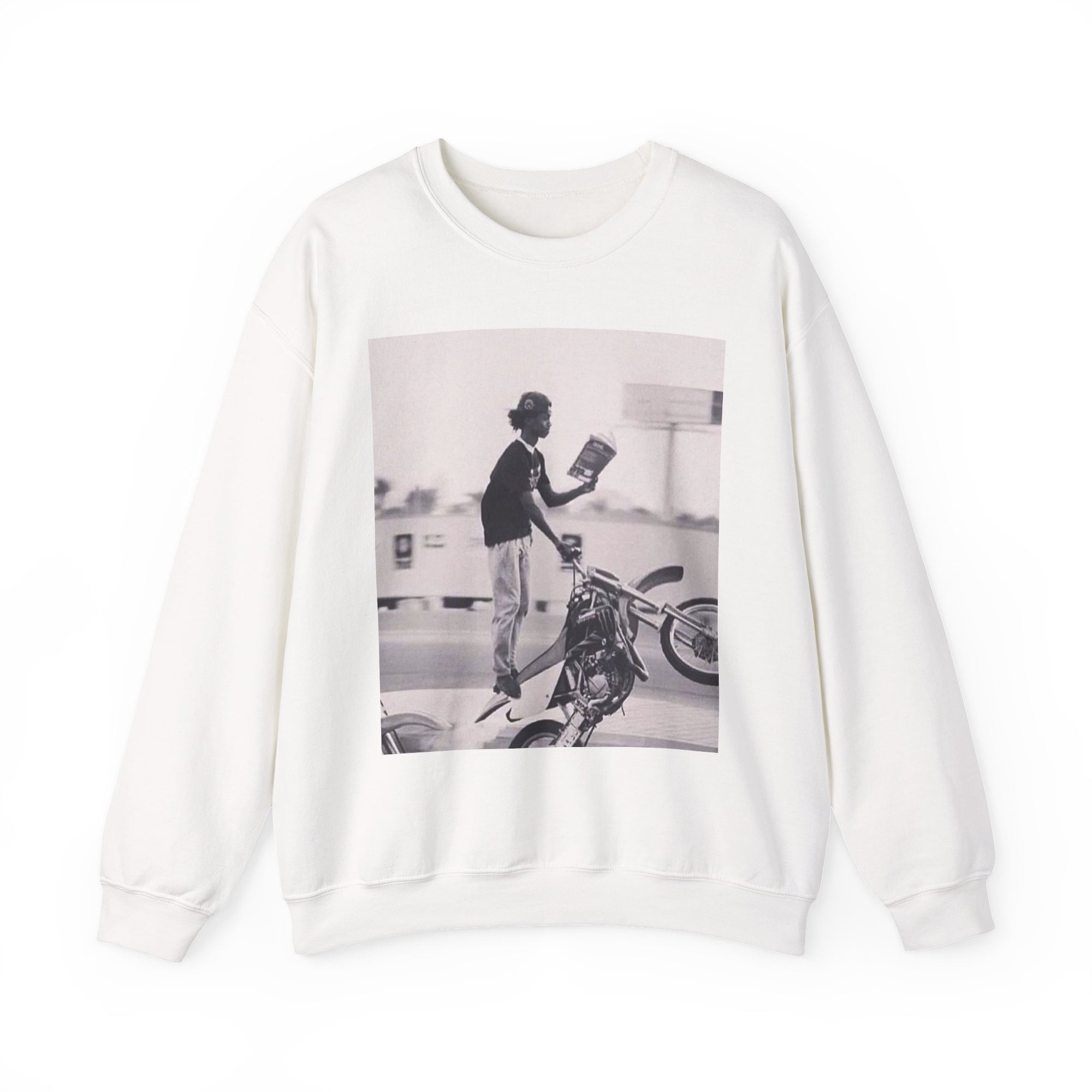 Vintage Motorbike Crewneck Sweatshirt