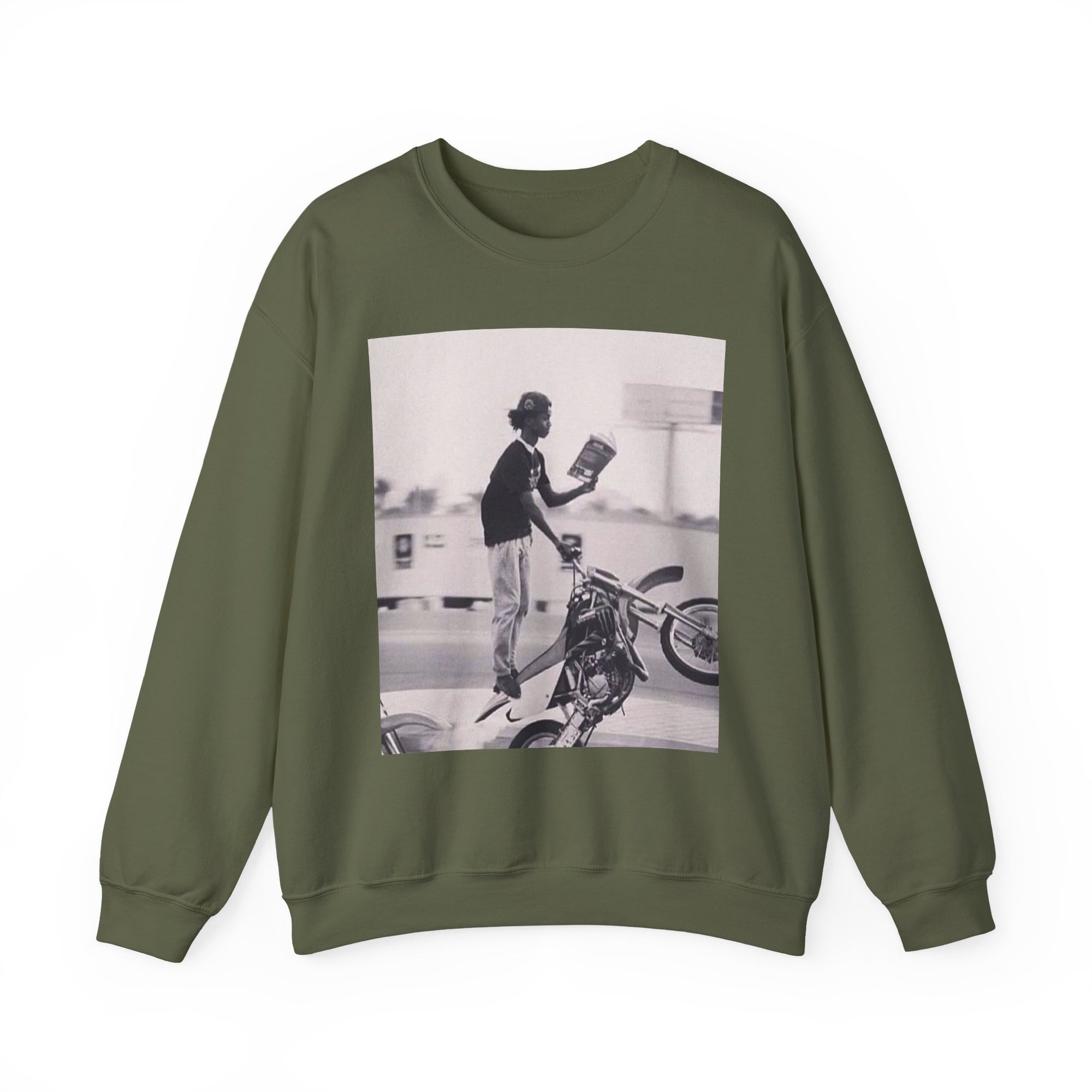 Vintage Motorbike Crewneck Sweatshirt