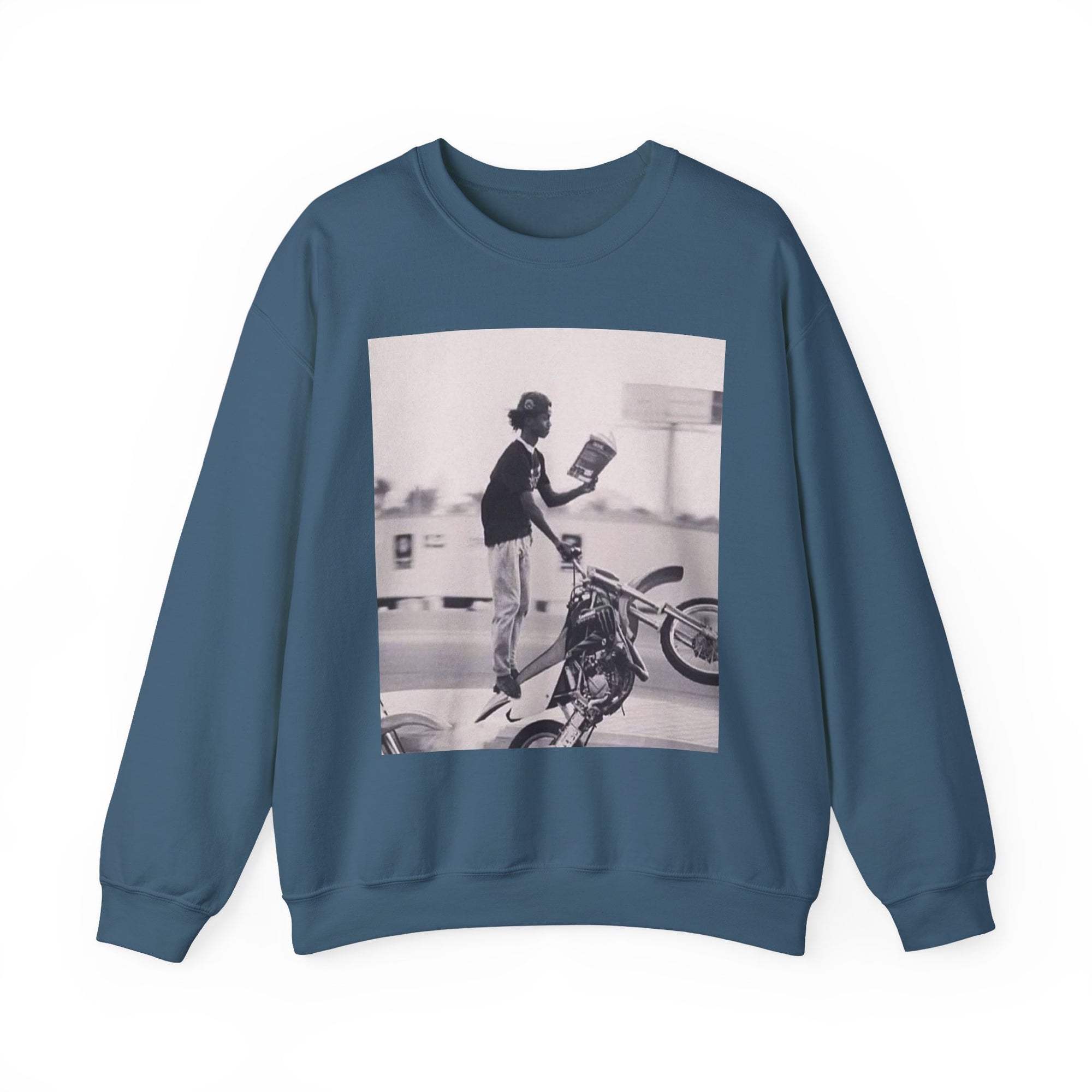 Vintage Motorbike Crewneck Sweatshirt