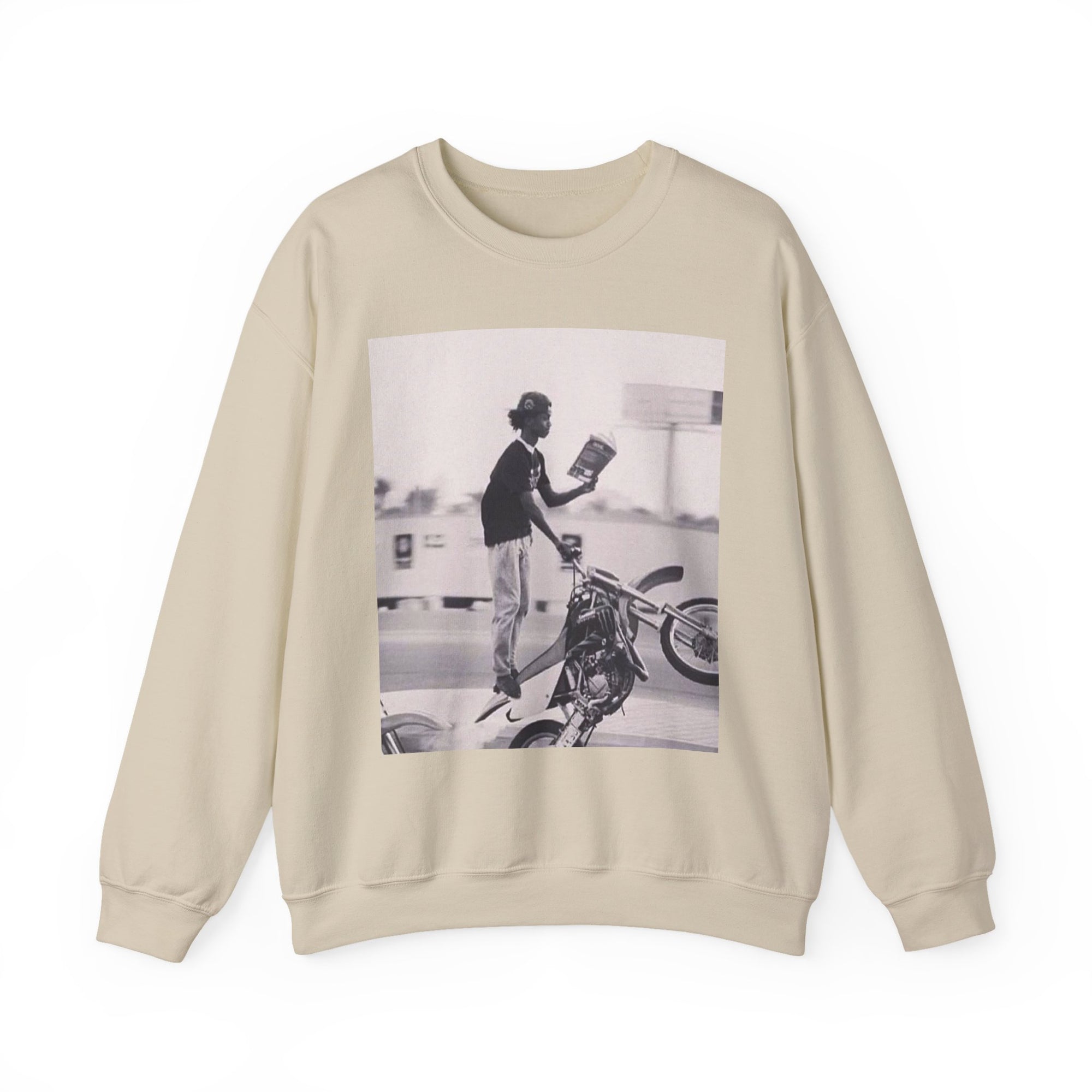 Vintage Motorbike Crewneck Sweatshirt