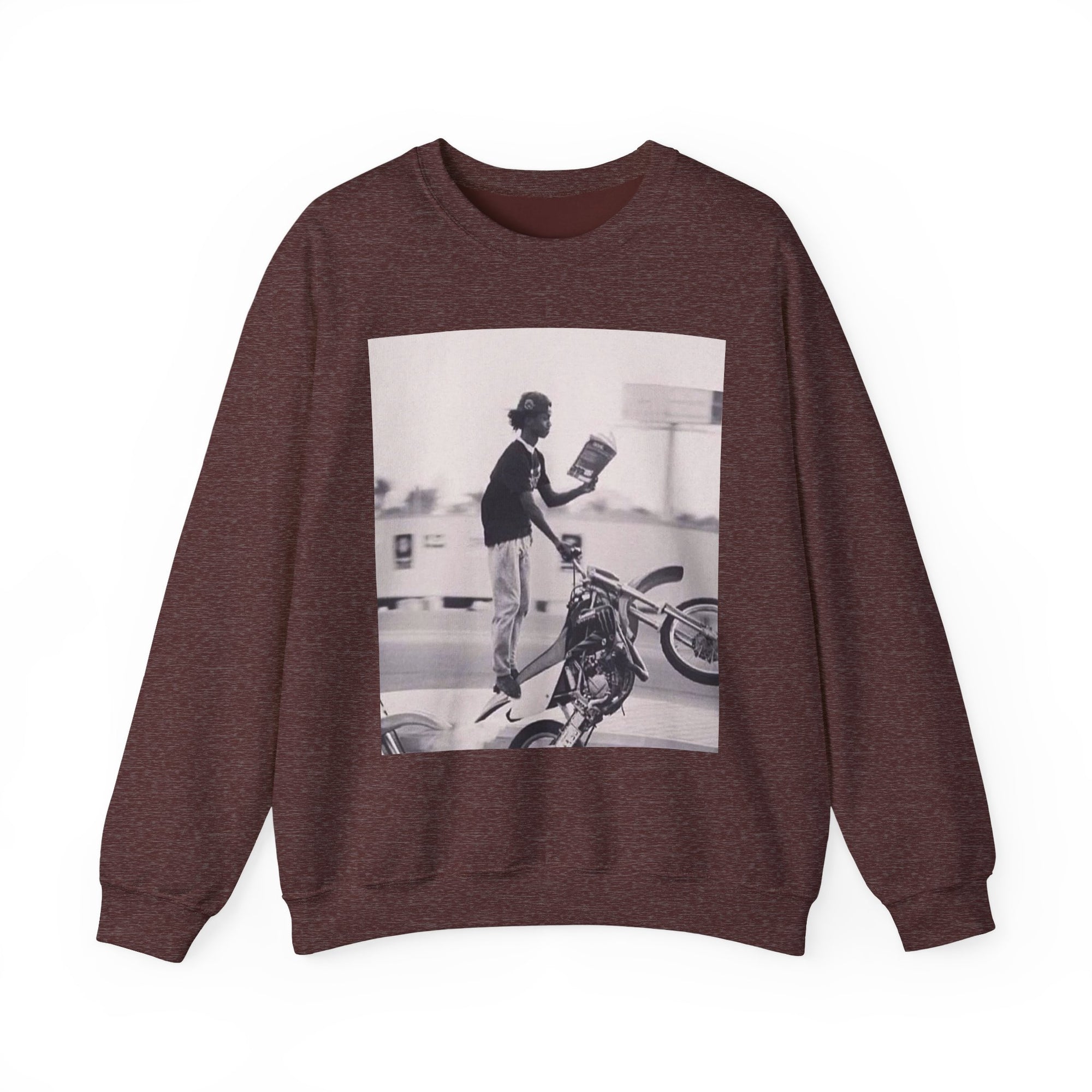Vintage Motorbike Crewneck Sweatshirt